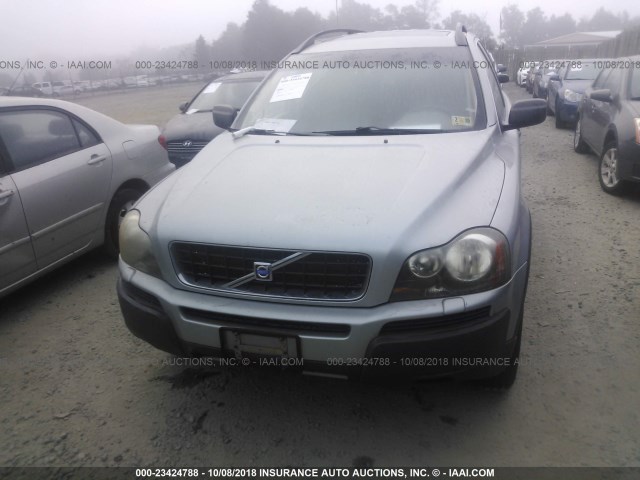 YV1CZ59H041072836 - 2004 VOLVO XC90 SILVER photo 6