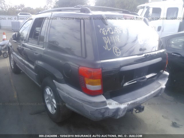 1J4GX48S74C155277 - 2004 JEEP GRAND CHEROKEE LAREDO/COLUMBIA/FREEDOM 黑色 照片 3