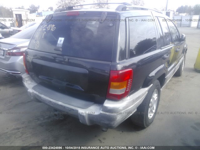 1J4GX48S74C155277 - 2004 JEEP GRAND CHEROKEE LAREDO/COLUMBIA/FREEDOM 黑色 照片 4