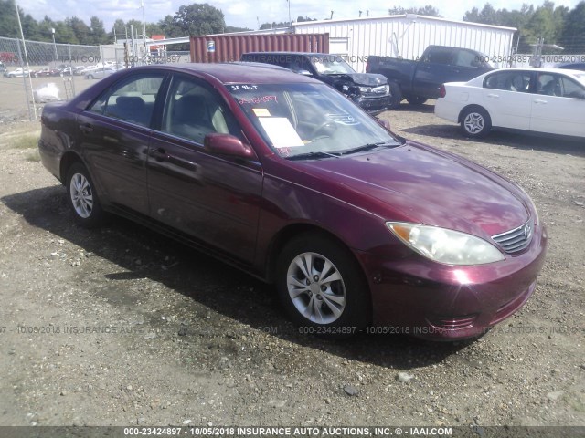 4T1BF32K75U098673 - 2005 TOYOTA CAMRY LE/XLE/SE MAROON photo 1