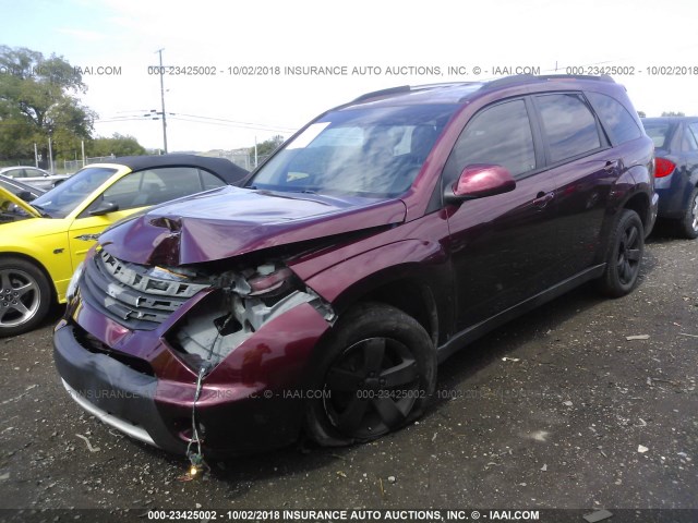 2S3DB717986124093 - 2008 SUZUKI XL7 LIMITED RED photo 2