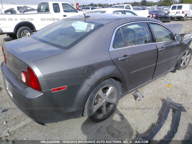 1G1ZC5E19BF212305 - 2011 CHEVROLET MALIBU 1LT BROWN photo 4