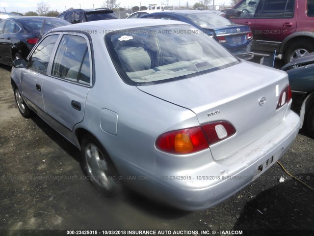 1NXBR12E6XZ234168 - 1999 TOYOTA COROLLA VE/CE/LE 银色 照片 3