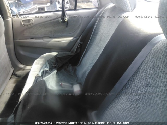 1NXBR12E6XZ234168 - 1999 TOYOTA COROLLA VE/CE/LE 银色 照片 8