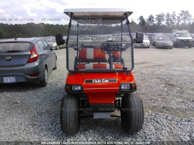 4M9M32B42HC020003 - 2017 CLUB CAR GOLF CART  ORANGE photo 6