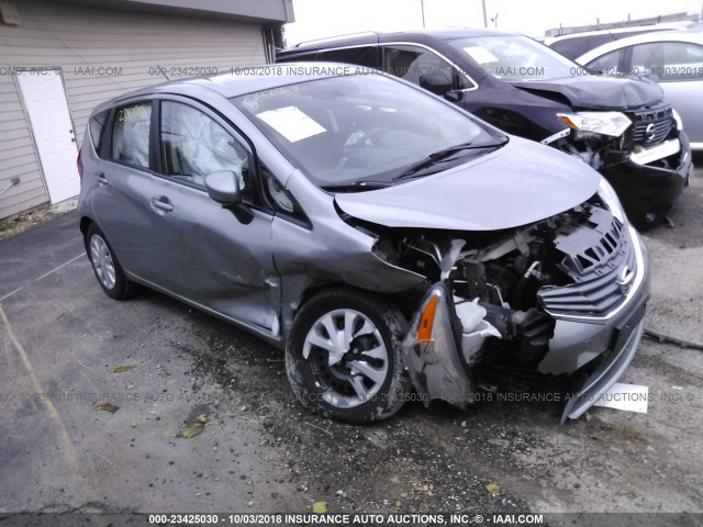3N1CE2CP3FL376726 - 2015 NISSAN VERSA NOTE S/S PLUS/SV/SL/SR GRAY photo 1