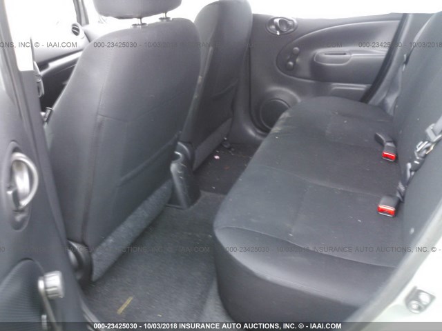 3N1CE2CP3FL376726 - 2015 NISSAN VERSA NOTE S/S PLUS/SV/SL/SR GRAY photo 8