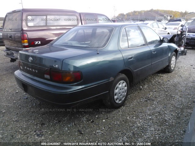 4T1BG12K4TU935667 - 1996 TOYOTA CAMRY DX/LE/XLE GREEN photo 4