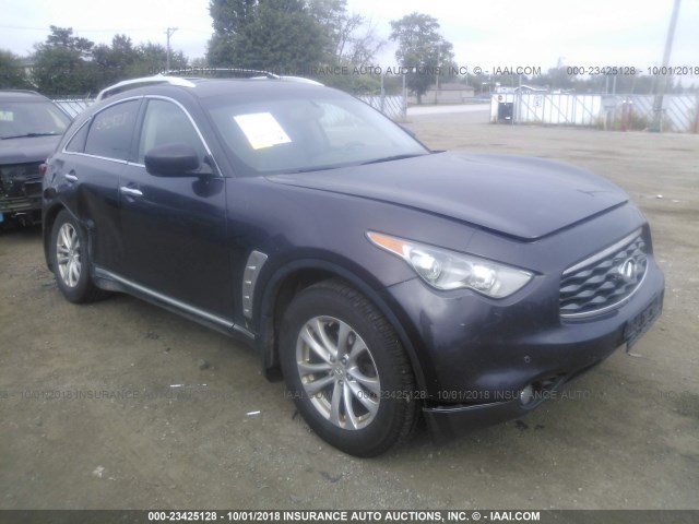 JN8AS1MW6AM850782 - 2010 INFINITI FX35 PURPLE photo 1