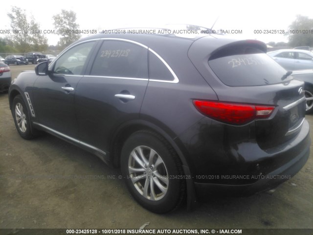 JN8AS1MW6AM850782 - 2010 INFINITI FX35 PURPLE photo 3