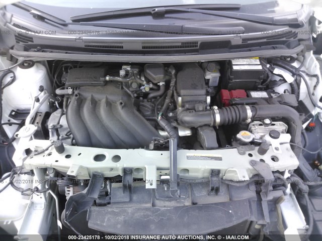 3N1CE2CP2GL362172 - 2016 NISSAN VERSA NOTE S/S PLUS/SV/SL/SR WHITE photo 10