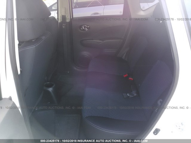 3N1CE2CP2GL362172 - 2016 NISSAN VERSA NOTE S/S PLUS/SV/SL/SR WHITE photo 8