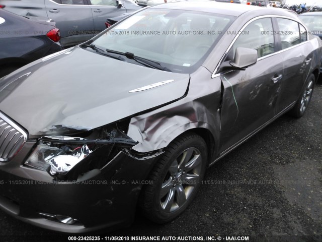 1G4GE5EV0AF271068 - 2010 BUICK LACROSSE CXS GRAY photo 6