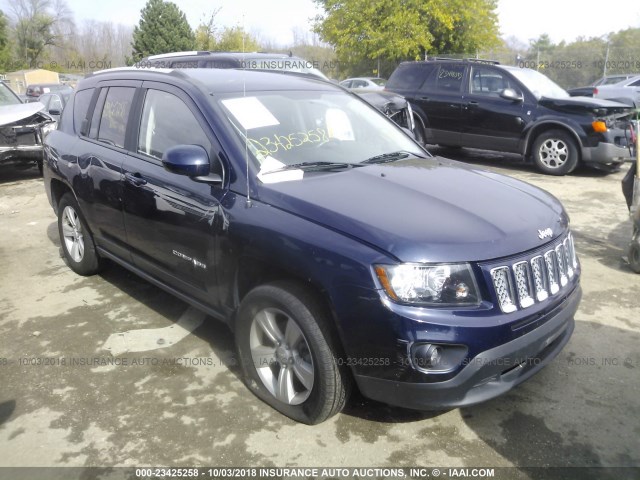 1C4NJDEB8GD782040 - 2016 JEEP COMPASS LATITUDE BLUE photo 1