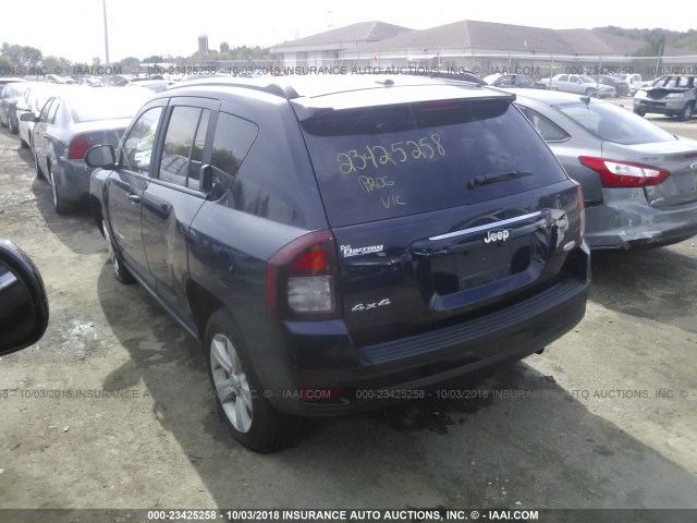 1C4NJDEB8GD782040 - 2016 JEEP COMPASS LATITUDE BLUE photo 3