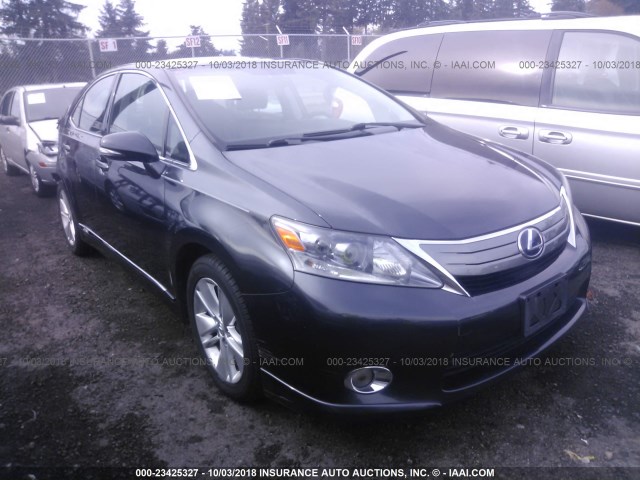 JTHBB1BA9A2034196 - 2010 LEXUS HS 250H GRAY photo 1