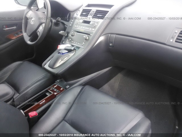 JTHBB1BA9A2034196 - 2010 LEXUS HS 250H GRAY photo 5