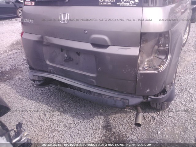 5J6YH187X7L013716 - 2007 HONDA ELEMENT EX GOLD photo 6