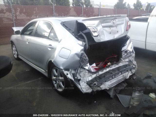 4T1BE46K77U095018 - 2007 TOYOTA CAMRY NEW GENERAT CE/LE/XLE/SE SILVER photo 3