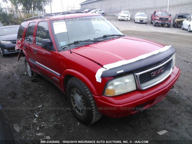 1GKDT13W7X2535960 - 1999 GMC JIMMY Kırmızı fotoğraf 1