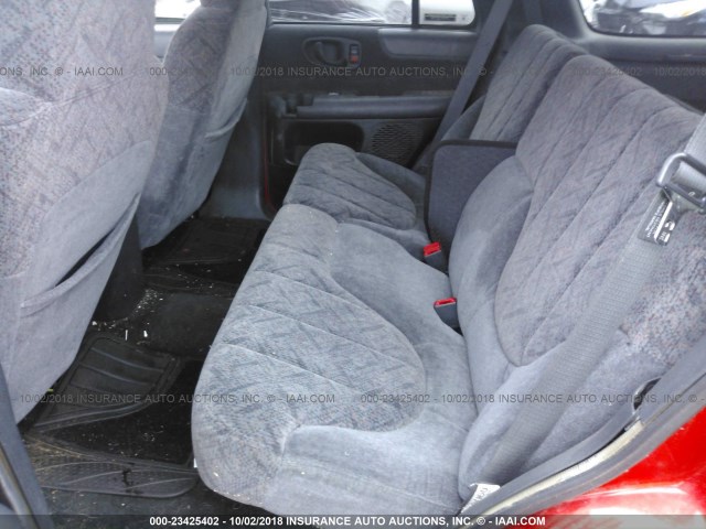 1GKDT13W7X2535960 - 1999 GMC JIMMY Kırmızı fotoğraf 8