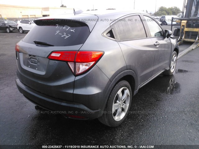 3CZRU5H73HM712466 - 2017 HONDA HR-V EXL GRAY photo 4