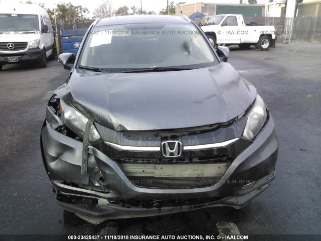 3CZRU5H73HM712466 - 2017 HONDA HR-V EXL GRAY photo 6