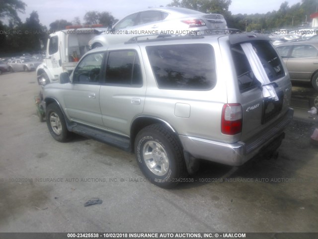 JT3HN86R9Y0293499 - 2000 TOYOTA 4RUNNER SR5 SILVER photo 3