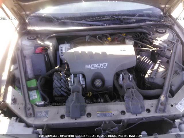 2G4WB55K421133245 - 2002 BUICK REGAL LS BEIGE photo 10