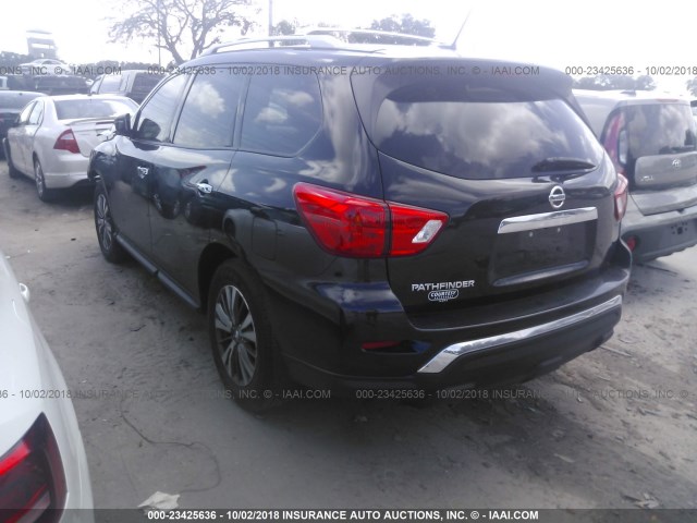5N1DR2MN9JC660249 - 2018 NISSAN PATHFINDER S/SV/SL/PLATINUM BLACK photo 3