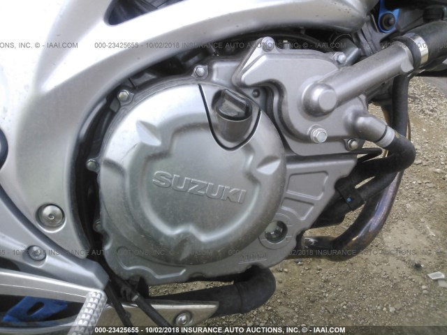 JS1VP55A792100754 - 2009 SUZUKI SFV650 WHITE photo 8