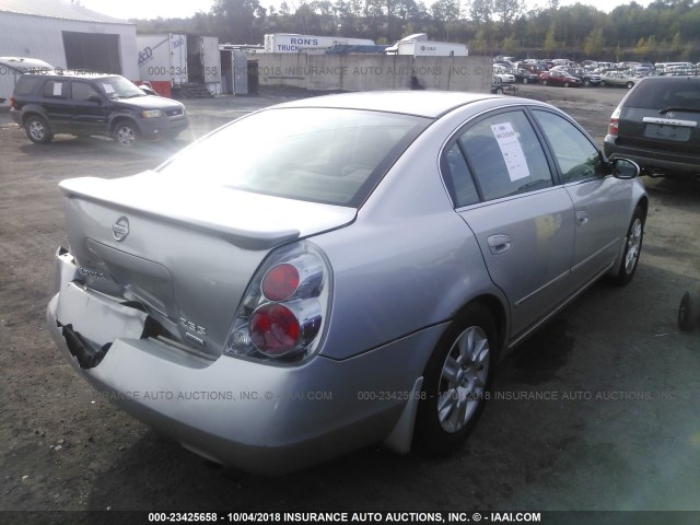 1N4AL11D26C110144 - 2006 NISSAN ALTIMA S/SL SILVER photo 4