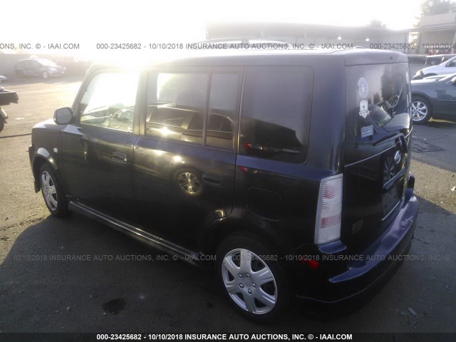 JTLKT324754006450 - 2005 TOYOTA SCION XB Azul oscuro foto 3