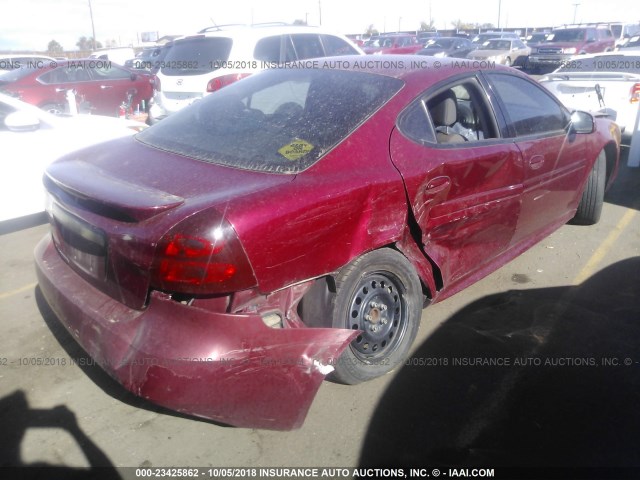 2G2WP522851330230 - 2005 PONTIAC GRAND PRIX Կարմիր լուսանկար 6