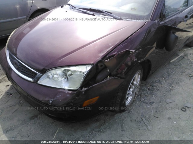1FAHP34N27W353990 - 2007 FORD FOCUS ZX4/S/SE/SES Марун фото 6