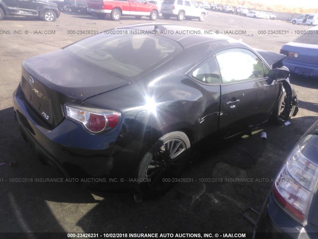 JF1ZNAA12F8712743 - 2015 TOYOTA SCION FR-S BLACK photo 4