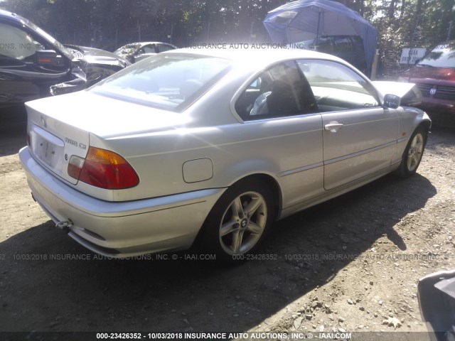 WBABN33492JW52930 - 2002 BMW 325 CI SILVER photo 4