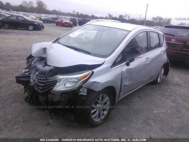 3N1CE2CP5GL407699 - 2016 NISSAN VERSA NOTE S/S PLUS/SV/SL/SR GRAY photo 2