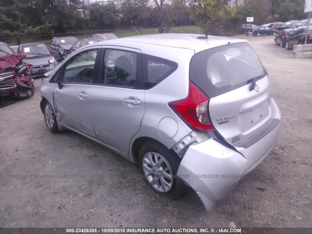 3N1CE2CP5GL407699 - 2016 NISSAN VERSA NOTE S/S PLUS/SV/SL/SR GRAY photo 3