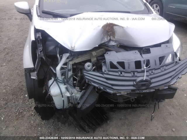 3N1CE2CP5GL407699 - 2016 NISSAN VERSA NOTE S/S PLUS/SV/SL/SR GRAY photo 6