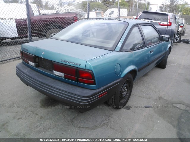 1G1JC1445R7187022 - 1994 CHEVROLET CAVALIER VL/RS TEAL photo 4