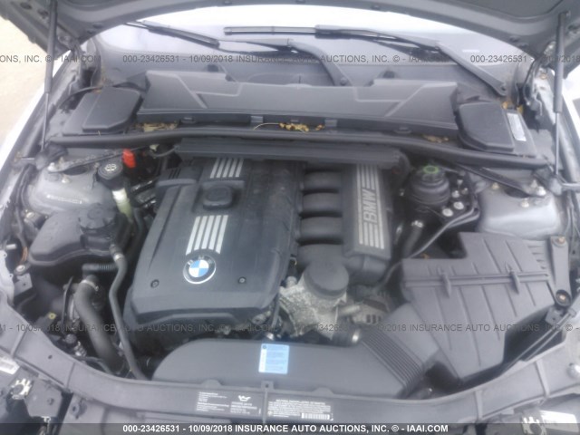 WBAPK5C54AA648334 - 2010 BMW 328 XI SULEV GRAY photo 10