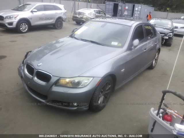 WBAPK5C54AA648334 - 2010 BMW 328 XI SULEV GRAY photo 2
