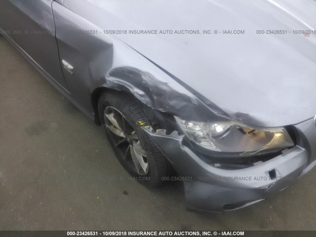 WBAPK5C54AA648334 - 2010 BMW 328 XI SULEV GRAY photo 6