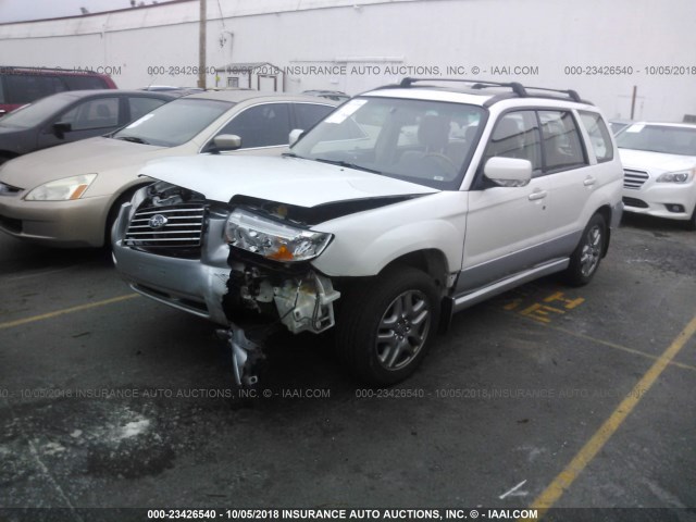 JF1SG67647H712398 - 2007 SUBARU FORESTER 2.5X LL BEAN WHITE photo 2