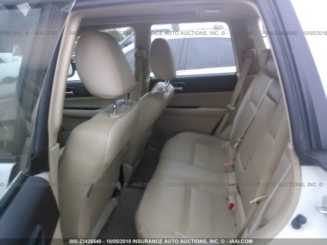 JF1SG67647H712398 - 2007 SUBARU FORESTER 2.5X LL BEAN WHITE photo 8