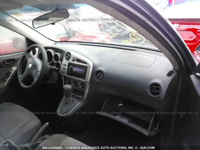 2T1KR32E97C680313 - 2007 TOYOTA COROLLA MATRIX XR BLUE photo 5