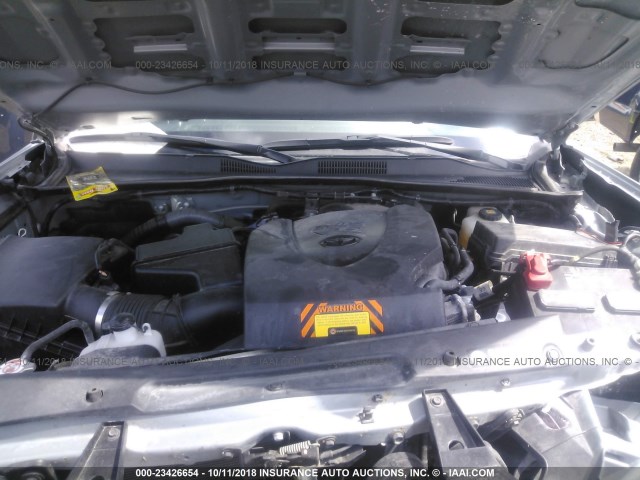 5TFCZ5AN0HX115288 - 2017 TOYOTA TACOMA DBL CAB/SR/TRDSPT/OR/PRO ნაცრისფერი ფოტო 10