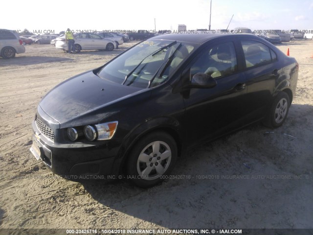 1G1JA5SG8F4214124 - 2015 CHEVROLET SONIC LS 黑色 照片 2
