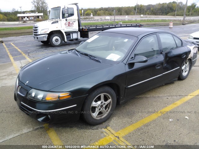 1G2HX54K714259526 - 2001 PONTIAC BONNEVILLE SE GREEN photo 2